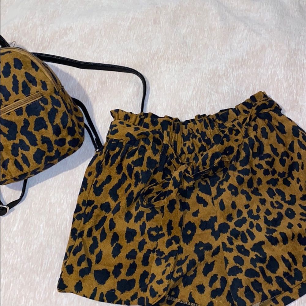 Shorts and backpack set